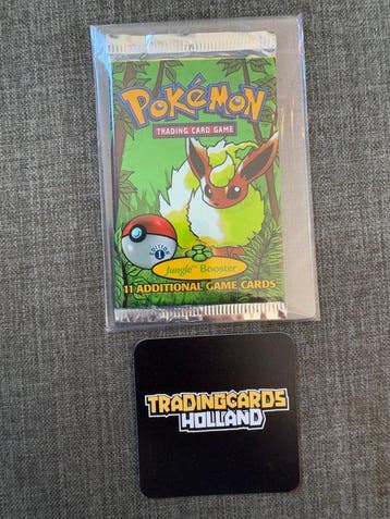 Pokémon - 1 Booster pack - Pokemon 1st Edition Jungle, Hobby en Vrije tijd, Verzamelkaartspellen | Pokémon, Nieuw