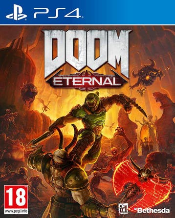 Playstation 4 Doom Eternal, Spelcomputers en Games, Verzenden, Zo goed als nieuw