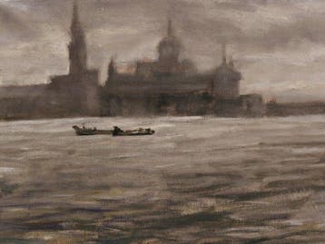 Escuela Impresionista Europea (XX) - Venecia en Niebla