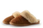 Warmbat Pantoffels in maat 40 Cognac, Kleding | Dames, Schoenen, Overige kleuren, Verzenden, Zo goed als nieuw, Pantoffels of Sloffen