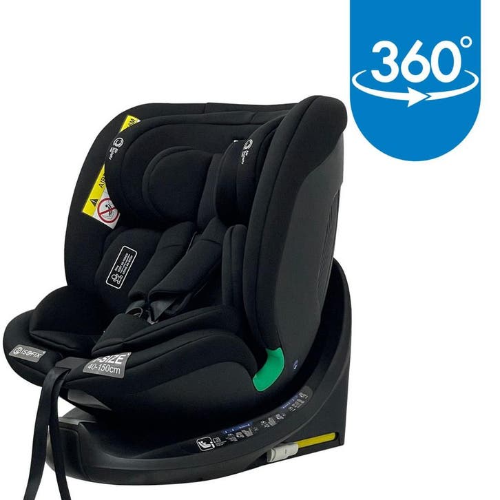 Ding Mae Black 40-150 cm 360° i-Size Autostoel, Kinderen en Baby's, Autostoeltjes, Nieuw, Isofix, 15 t/m 36 kg, Verzenden