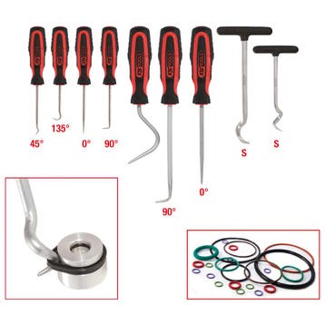 KS Tools Haken Gereedschap Set 9-delig, Verzenden, Nieuw