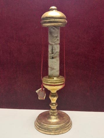 Reliekhouder - Hout, Glas, Textiel - 1850-1900 - Doorn van