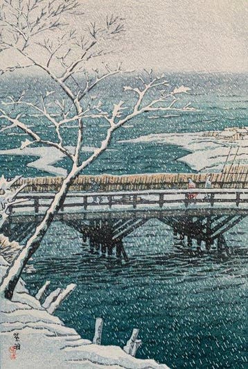 Echigo Kashiwazaki   ([Snow at] Kashiwazaki in Echigo)
