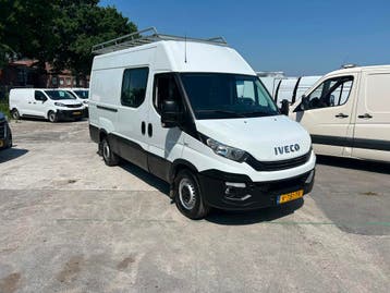Iveco Daily 35S18V 3.0 352 H3 L dubb/cab/180/pk/euro/6, Automaat, Gebruikt, Iveco, Wit