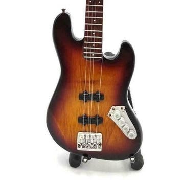 Miniatuur replica Fender Relic basgitaar - Jaco Pastorius, Ophalen of Verzenden, Nieuw, Pop, Beeldje of Miniatuur