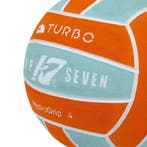 Waterpolo bal Turbo Kap 7 Aqua sky hydrogrip size 4, Nieuw