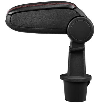 Armsteun Dacia Duster vf. 2010 kunstleer zwart en rood stiks, Verzenden, Nieuw