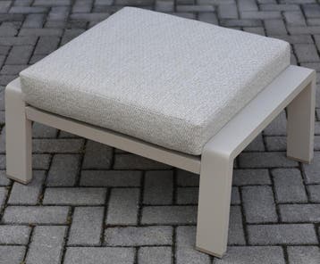 Ripasso voetenbank latte zand aluminium, Tuin en Terras, Tuinmeubel-accessoires, Ophalen of Verzenden, Nieuw