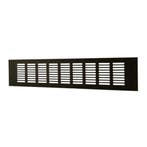 Europlast aluminium plintrooster zwart 500 x 60mm - RA650B, Ophalen of Verzenden, Nieuw