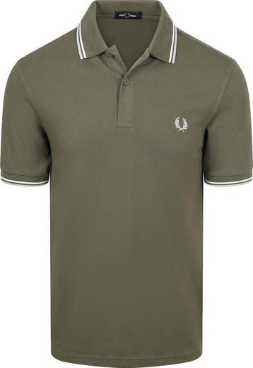 Fred Perry Polo Twin Tipped M3600 Groen 87B maat M Heren, Kleding | Heren, Polo's, Nieuw, Fred Perry, Groen, Verzenden
