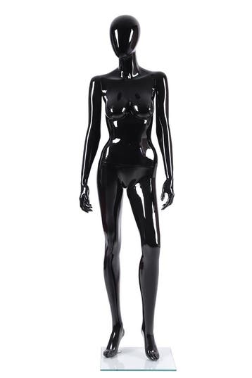 Faceless etalagepop dame glossy zwart GLB8