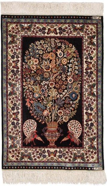 Silk Hereke Signed Carpet with Stunning Quality - Puur Luxe, Nieuw