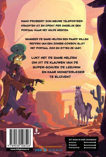 Game Helden tegen de zombie-cowboys / Game Helden / 2, Boeken, Kinderboeken | Jeugd | onder 10 jaar, Verzenden, Gelezen, Marcel van Driel