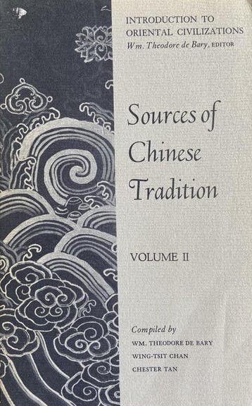 Sources of Chinese Tradition, Ophalen of Verzenden, Nieuw