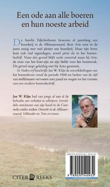 Vaders erf 9789020540901 Jan W. Klijn, Boeken, Verzenden, Gelezen, Jan W. Klijn