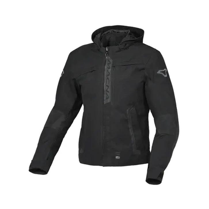 Macna Riggor Textile Waterproof Jas Zwart, Motoren, Kleding | Motorkleding, Heren, Nieuw met kaartje, Jas | textiel, Verzenden