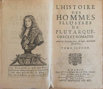 Guillaume de Luyne, - Les Vies des hommes illustres, grecs, Antiek en Kunst