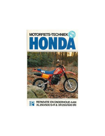 MOTORFIETS-TECHNIEK HONDA XL/XR 250 | 500 REPARATIEHANDBOEK