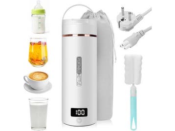 Veiling - Elektrische waterkoker 400 ml - 6 temperatuurinste, Nieuw