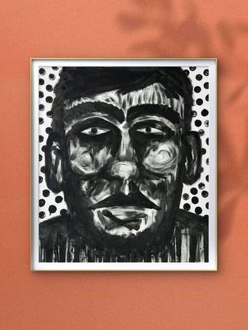 Miguel de Assunção - Dark Days (XL Size painting)