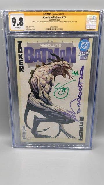 Absolute Batman 15 - Absolute Batman #15 - 1 Graded comic,, Boeken, Nieuw