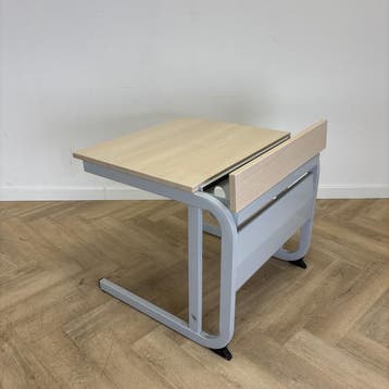 schooltafel / computertafel met kabelgoot (hxbxd) 72x80x81, Ophalen of Verzenden, Gebruikt