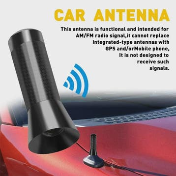 Stijlvolle Carbon Fiber Auto Antenne - Verbeterd Signaal, Verzenden, Nieuw