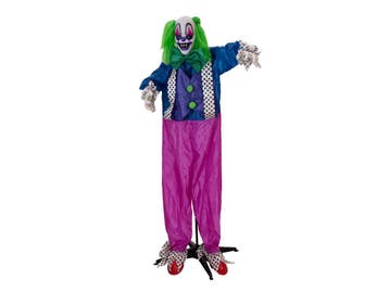 Halloween Decoratie Clown Charly Met Licht Geluid En, Verzenden, Nieuw, Overige typen