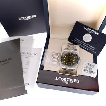 Longines Hydroconquest GMT 41mm L3.790.4.06.6; Automatisc..., Ophalen of Verzenden, Zo goed als nieuw, Staal, Overige merken