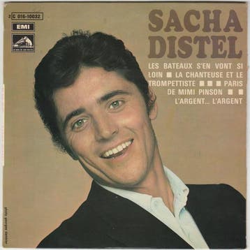 Sacha Distel - Les Bateaux Sen Vont Si Loin, Ophalen of Verzenden, Gebruikt