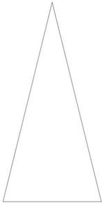 Kerstboom Styropor Piepschuim Isimo 50x25 cm, Ophalen of Verzenden, Nieuw