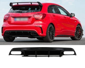 A45 AMG Look Diffuser voor Mercedes Benz A Klasse W176, Ophalen of Verzenden