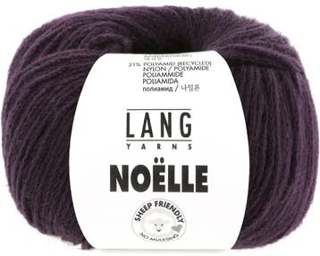 Lang Yarns Noëlle - 90 donkerpaars - Merino/Gerecycled Nyl, Ophalen of Verzenden, Nieuw