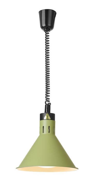 Hendi Warmtelamp | Conisch | Groen | Verstelbaar Snoer | 230, Ophalen of Verzenden, Nieuw in verpakking