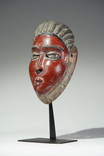 Een houten masker - Agni - Ivoorkust (Zonder minimumprijs)