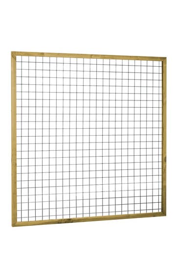 Grenen Eco Gaastrellis In Raamwerk 180 x 180 cm, Nieuw