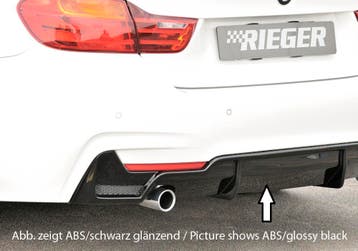 Rieger diffuser | geschikt voor BMW 4-Serie F32 / F33 / F36, Verzenden, Nieuw, BMW