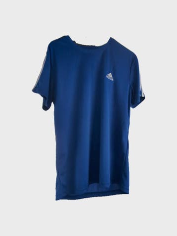 Adidas Sport T-shirt Dames maat XL Blauw Vintage, Maat 46/48 (XL) of groter, Ophalen of Verzenden, Zo goed als nieuw, Blauw