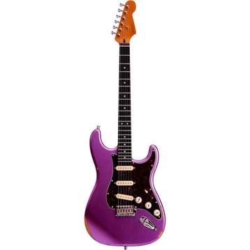 Patina PS-6 PP R ST-Style Elektrische Gitaar Purple, Ophalen of Verzenden, Nieuw