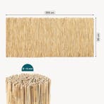 Rietmat Abbateggio 90x300 cm naturel casa.pro, Tuin en Terras, Tuinschermen, Verzenden, Nieuw