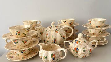 Ditmar Urbach - Theeservies (29) - Pumpkin - Keramiek - Art, Antiek en Kunst