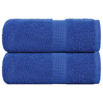 vidaXL Washandjes FROGN 2 st 30x30 cm 360 g/m² blauw, Verzenden, Nieuw, Blauw