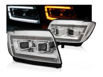 LEDTube koplampen Chrome knipperlicht, Verzenden, Nieuw, Volkswagen