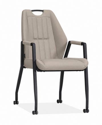 Eetkamerstoel Axa - eetkamerstoelen - Taupe, Huis en Inrichting, Nieuw, Overige materialen