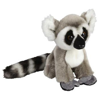 Ravensden ringstaart maki knuffel - pluche - 18 cm - aap, Verzenden, Nieuw