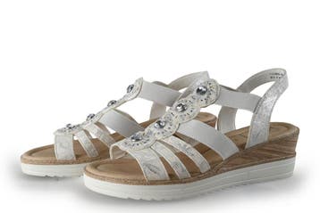 Easy Street Sandalen in maat 39 Wit, Verzenden, Wit, Easy Street, Sandalen of Muiltjes