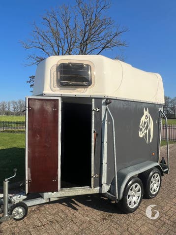 Leuke Impex 1.5 paards!, Ophalen, Zo goed als nieuw, Hout, 1½-paards trailer