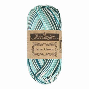 Scheepjes Catona Chroma 50gr - 010 Iceberg, Verzenden, Nieuw
