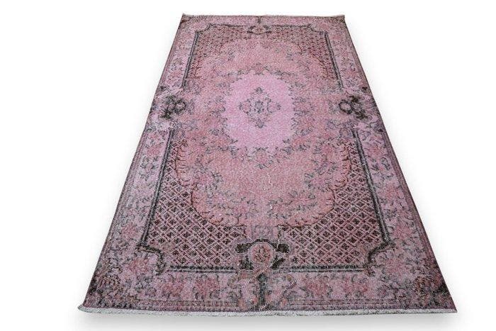 retro roze vintage - Vloerkleed - 210 cm - 110 cm - Met, Antiek en Kunst, Kunst | Designobjecten